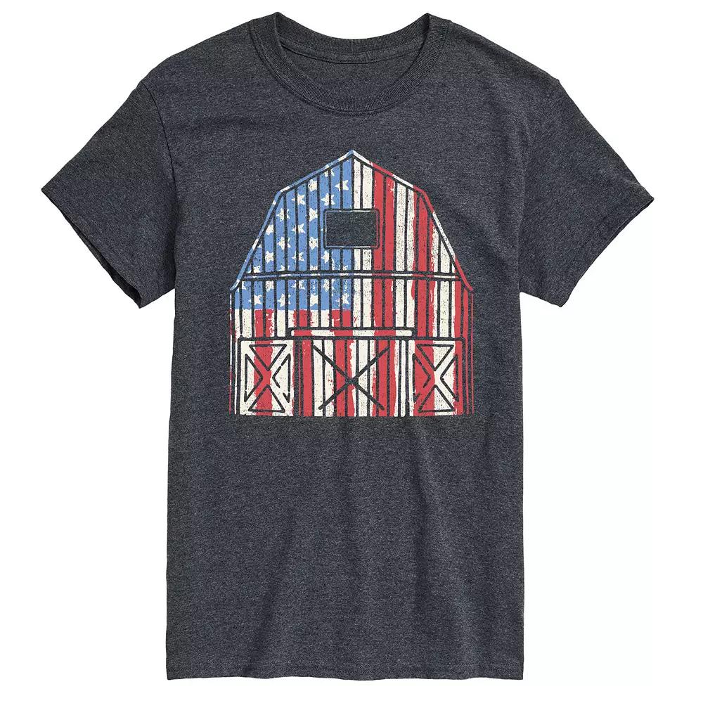 Men's USA Barn Graphic Tee.,  Product Image