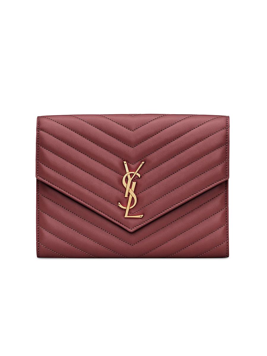 Womens Cassandre Matelass Flap Pouch In Lambskin Size 0 Product Image