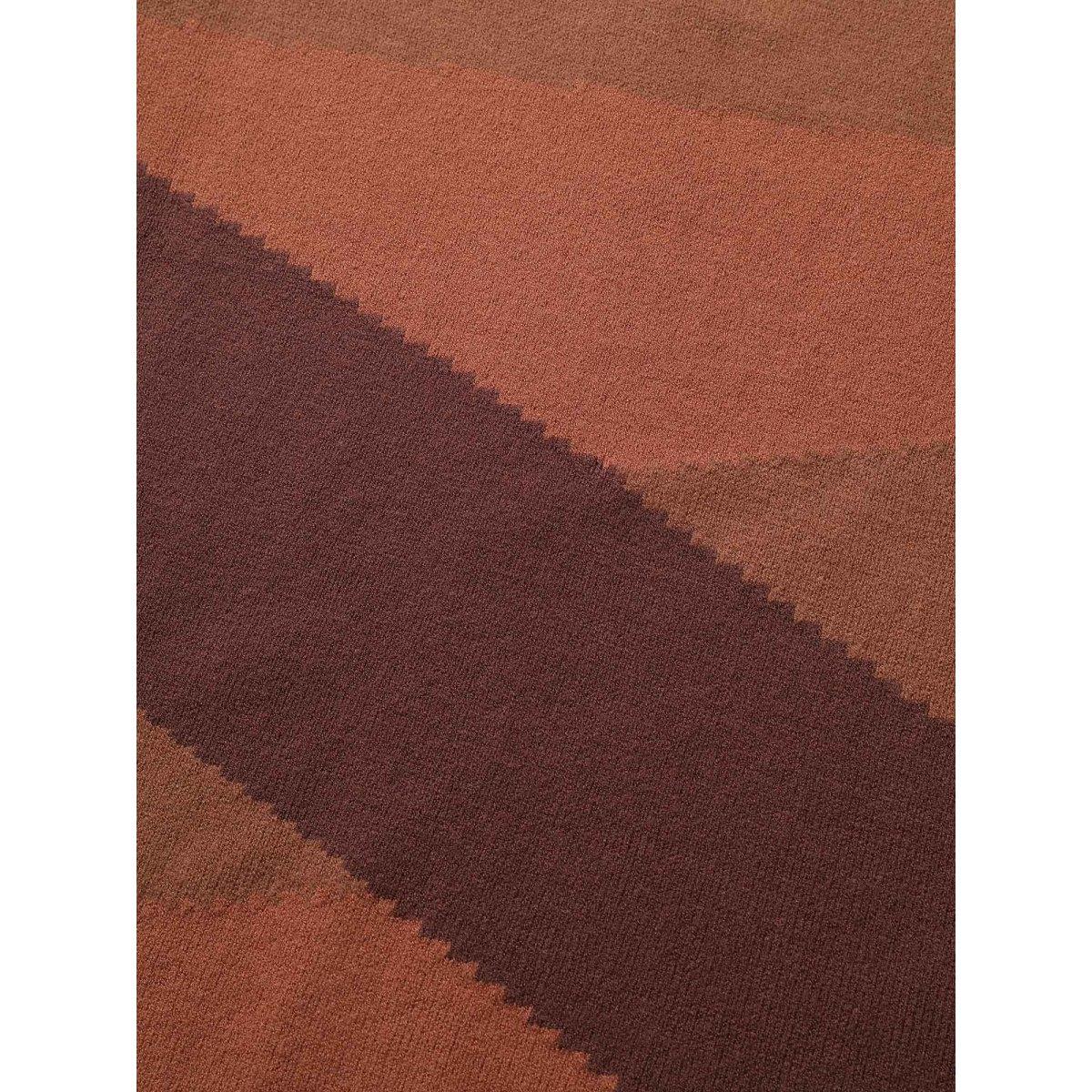 Plus Size Supersoft Essentials Colorblock Contrast Drop Shoulder Pullover Rust Women Casual Long Sleeve Round Neck Everyday Pullovers BloomChic 26/4X Product Image