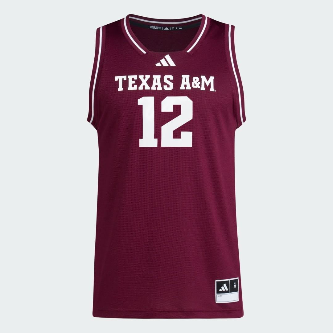 adidas Texas A&M Swingman Jersey Team Maroon XS Mens Product Image