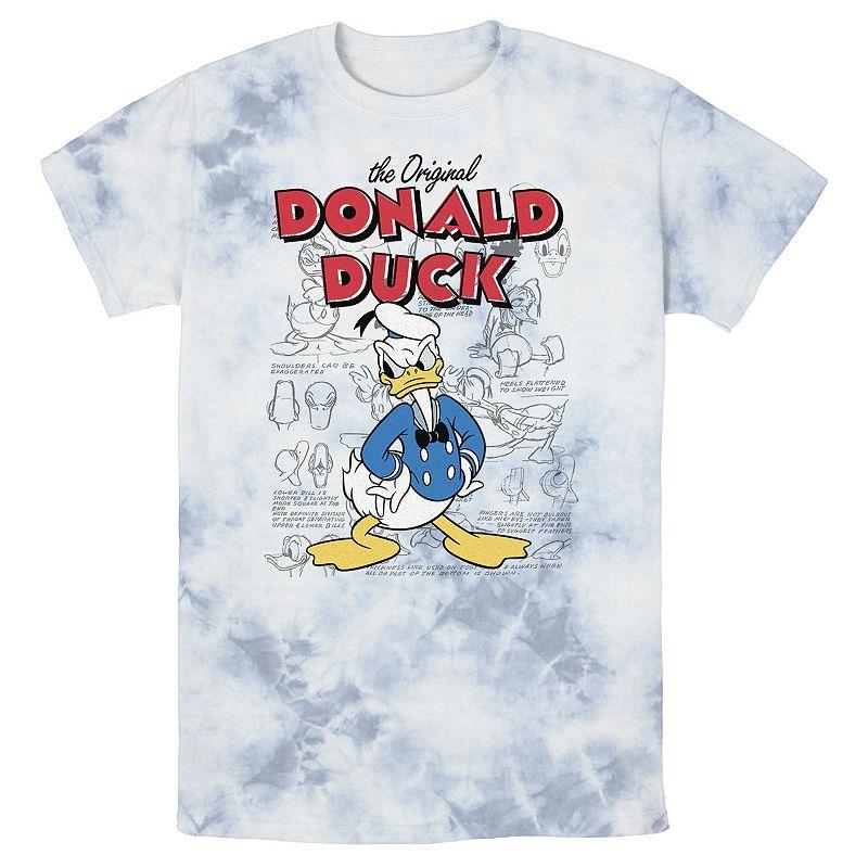Men's Disney Mickey And Friends Donald And Daisy Distressed Wash Tee,  Product Image