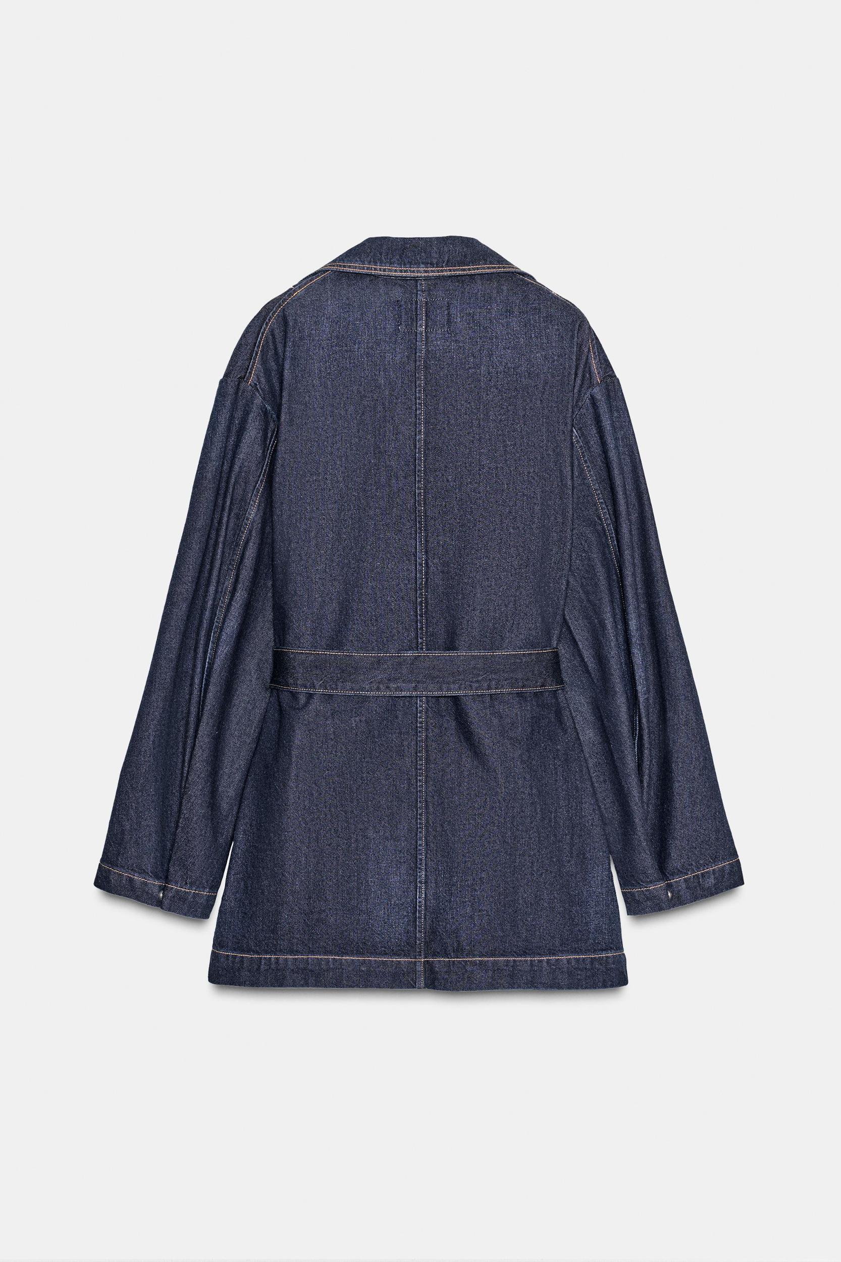 TRF SHORT DENIM JACKET Product Image