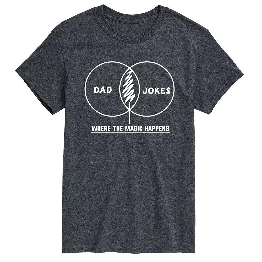 Men's Dad Joke Venn Diagram Tee,  Product Image