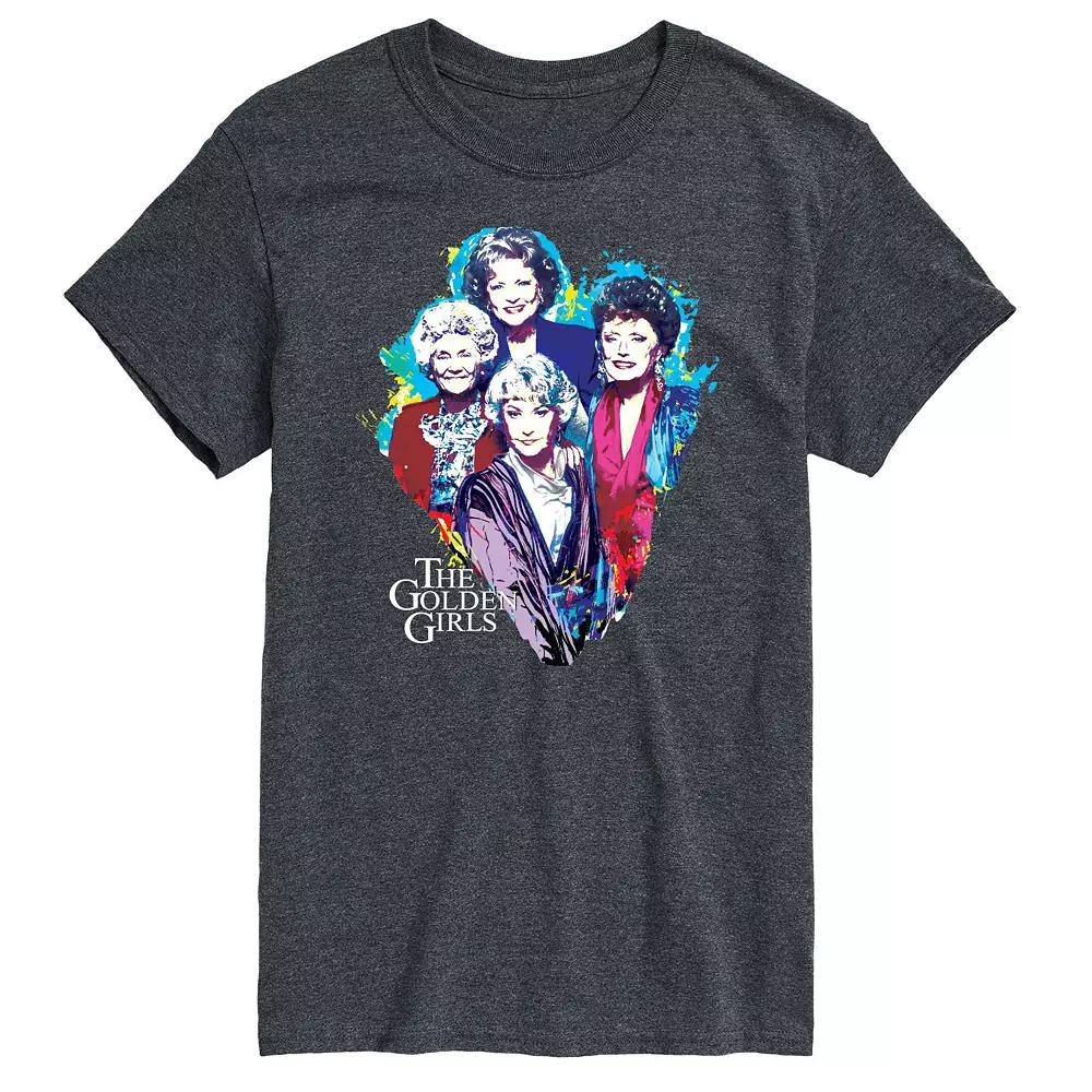 Men's Golden Girls Paint Splatter Group Tee,  Product Image