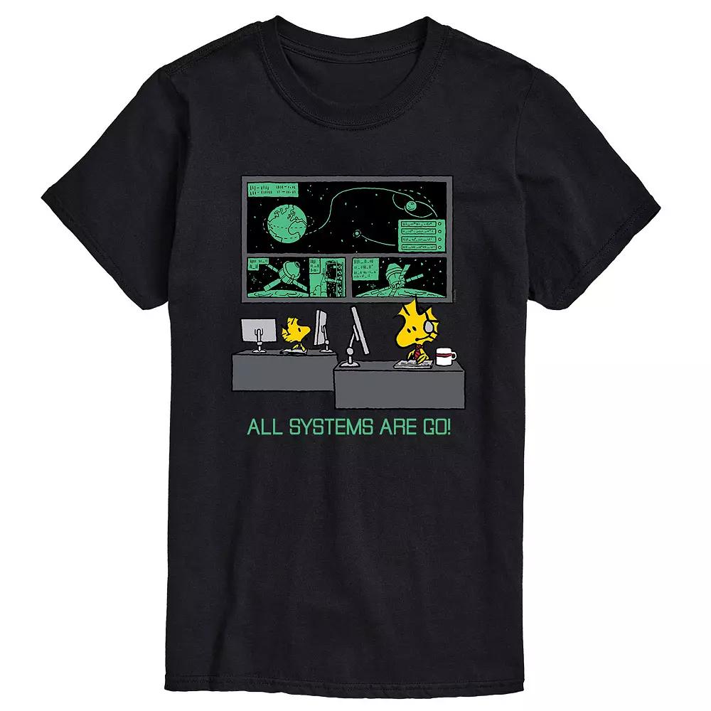 Men's Peanuts All Systems Are Go Tee,  Product Image