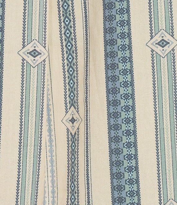 Rowm Short Sleeve Western Stripe Print Shirt Product Image