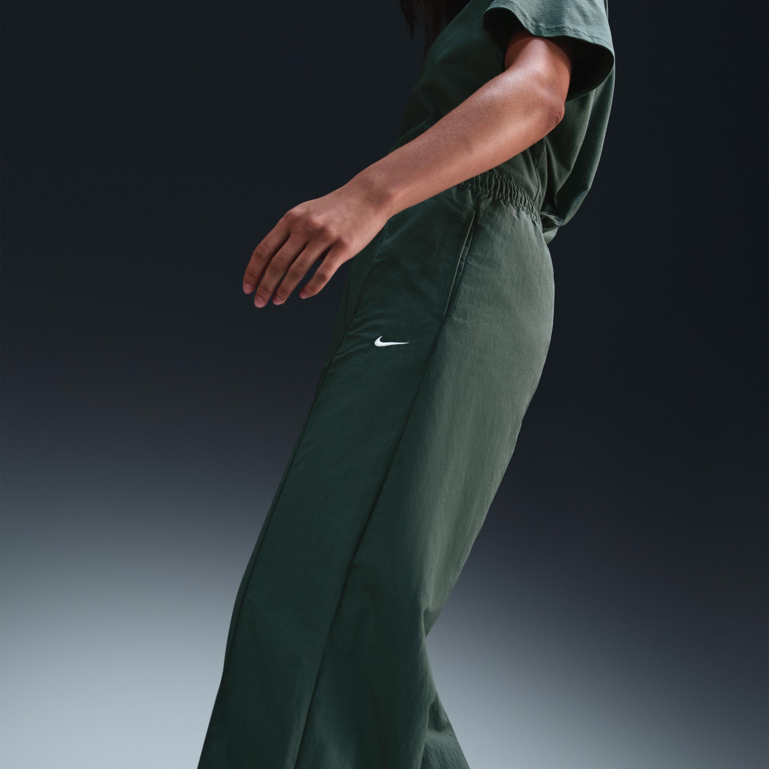 Womens Nike Sportswear Everything Wovens Mid-Rise Open-Hem Pants | FQ3588-338 Product Image