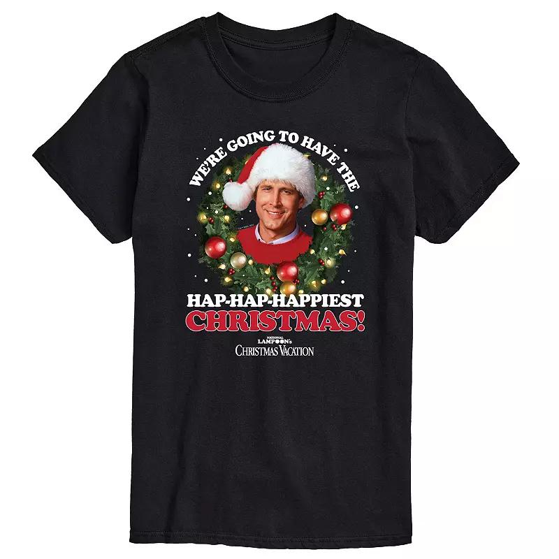 Big & Tall National Lampoon's Christmas Vacation Hap-Hap Happiest Christmas Graphic Tee, Men's,  Product Image