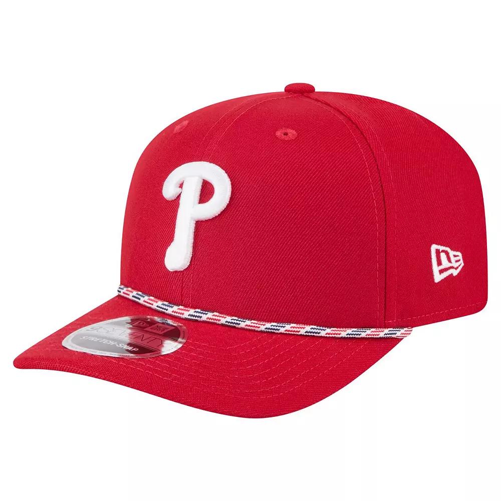 New Era Mens New Era Phillies 9SEVENTY SS Multi Rope Cap - Mens Red/Red Product Image