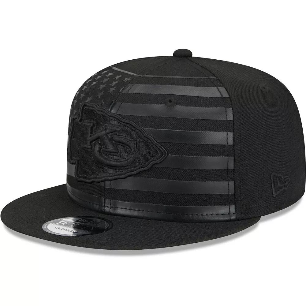 Men's New Era Black Kansas City Chiefs Independent 9FIFTY Snapback Hat Product Image