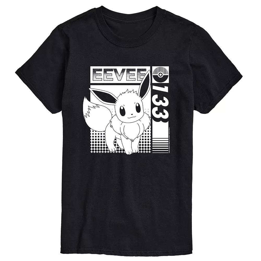 Big & Tall Pokemon Eevee 133 Tee, Men's,  Product Image