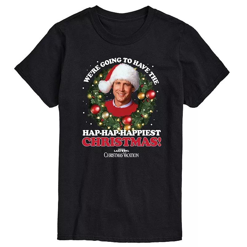 Big & Tall National Lampoon's Christmas Vacation Hap-Hap Happiest Christmas Graphic Tee, Men's,  Product Image