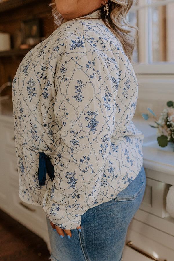 French Countryside Floral Jacket Curves Product Image