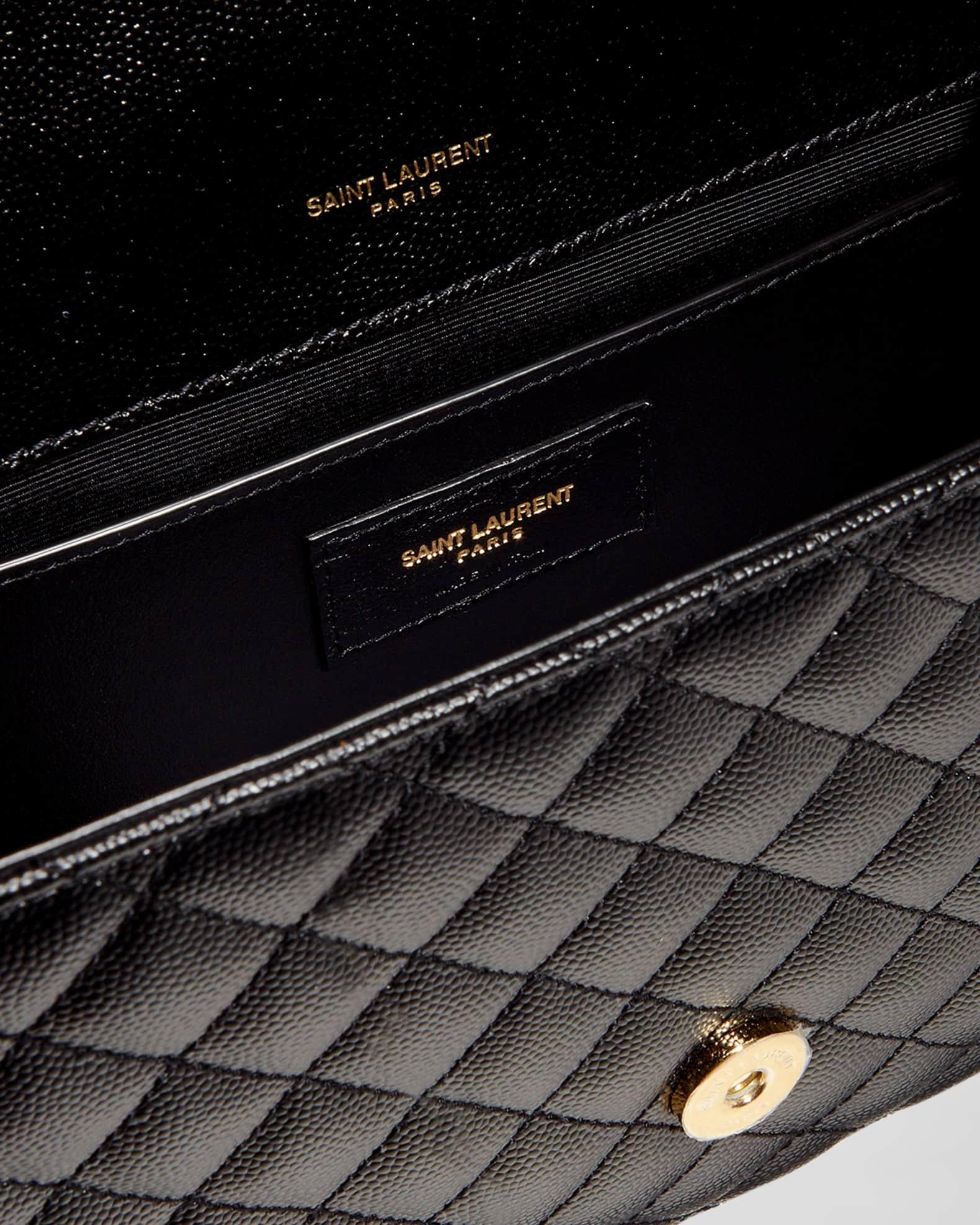 Envelope Triquilt Medium YSL Shoulder Bag in Grained Leather Product Image