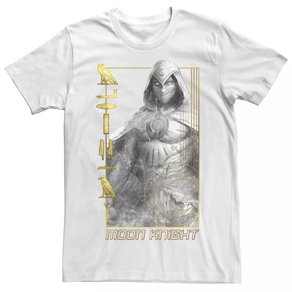Men's Marvel Moon Knight Moon Is Bright Glyphs Tee,  Product Image