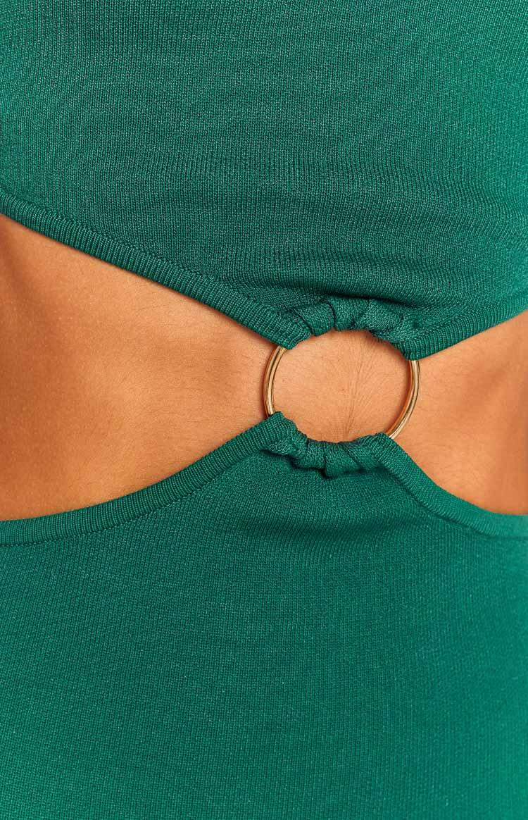 Alessandra Green Mini Dress Product Image