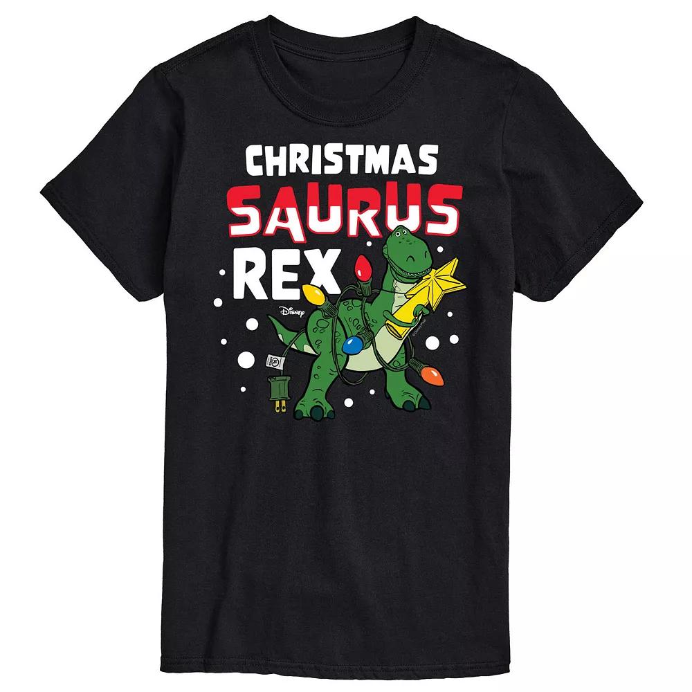 Disney / Pixar's Toy Story Rex Men's Christmas Saurus Rex Graphic Tee,  Product Image