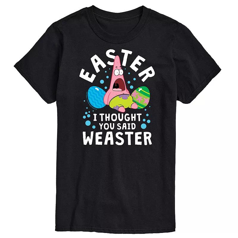Big & Tall Nickelodeon Spongebob Squarepants Easter Weaster Graphic Tee, Men's,  Product Image