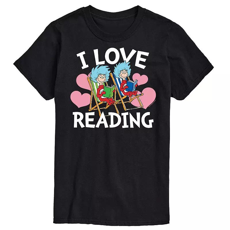 Men's Dr Seuss I Love Reading Graphic Tee,  Product Image