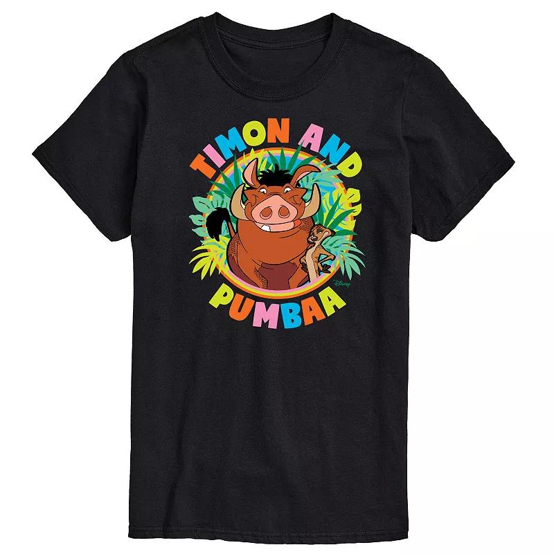 Disney's The Lion King Timon And Pumba Men's Graphic Tee,  Product Image