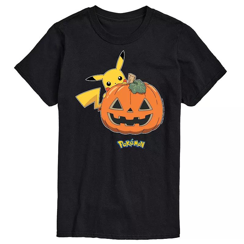 Big & Tall Pokemon Pika Pumpkin Tee, Men's,  Product Image