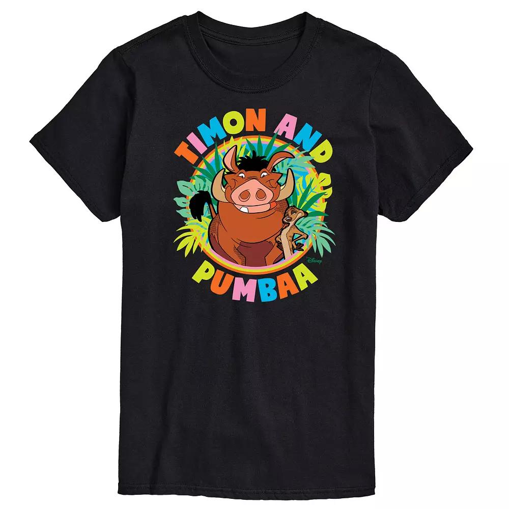 Disney's The Lion King Timon And Pumba Men's Graphic Tee,  Product Image