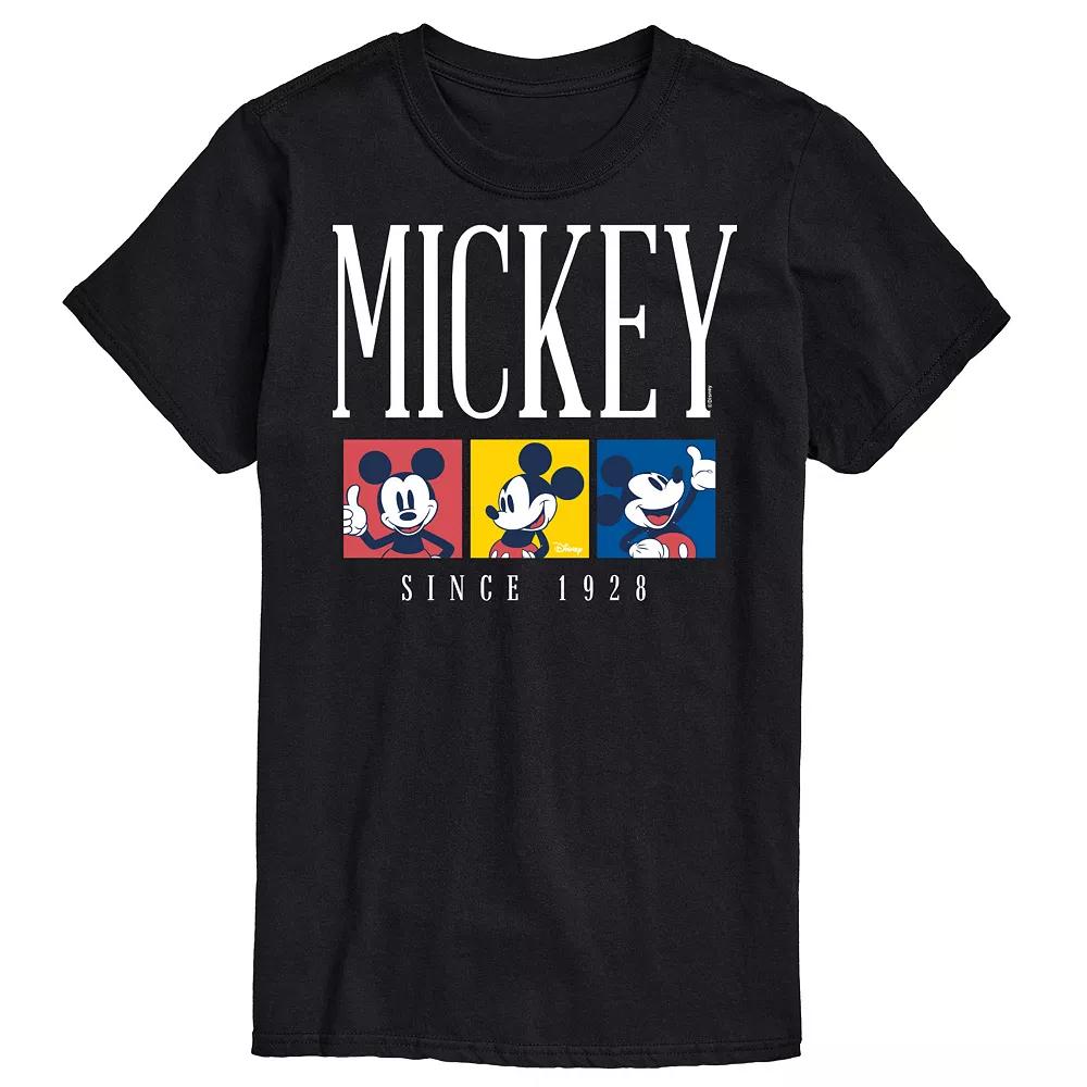 Disney's Mickey Mouse Big & Tall Color Block Graphic Tee, Men's,  Product Image
