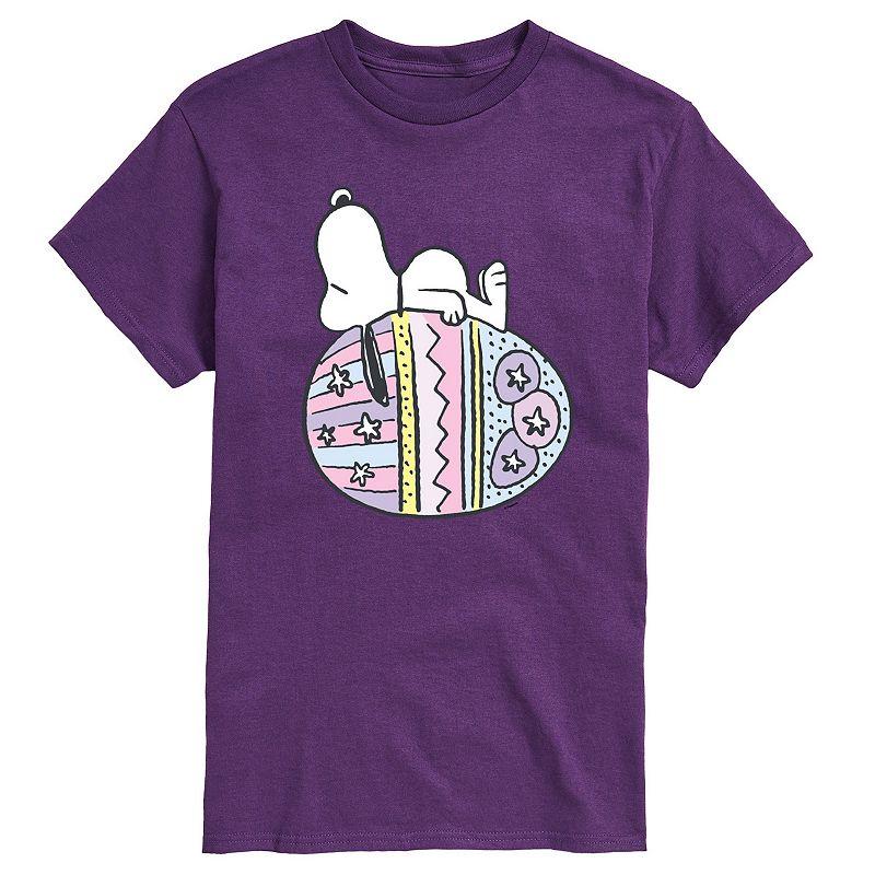 Men's Peanuts Snoopy Easter Egg Graphic Tee,  Product Image