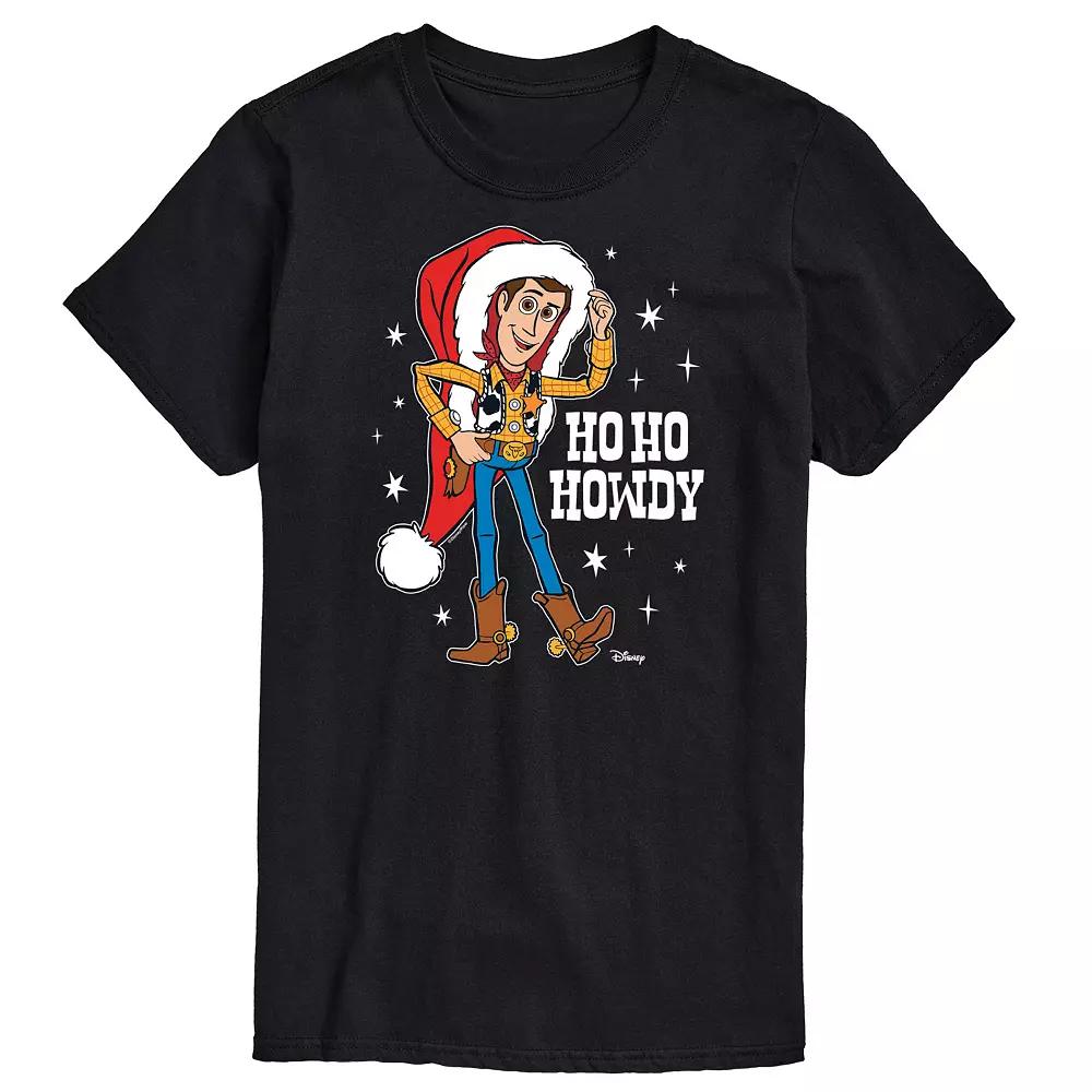 Disney / Pixar's Toy Story Woody Men's Ho Ho Howdy Graphic Tee,  Product Image