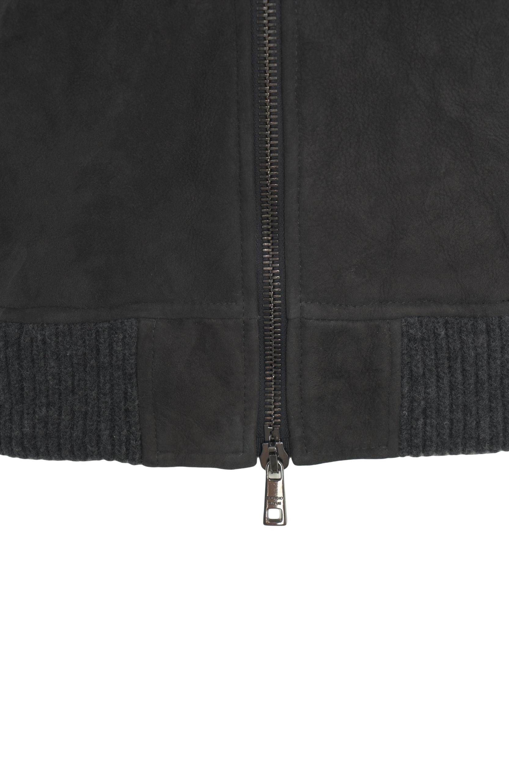 Suede bomber jacket Product Image