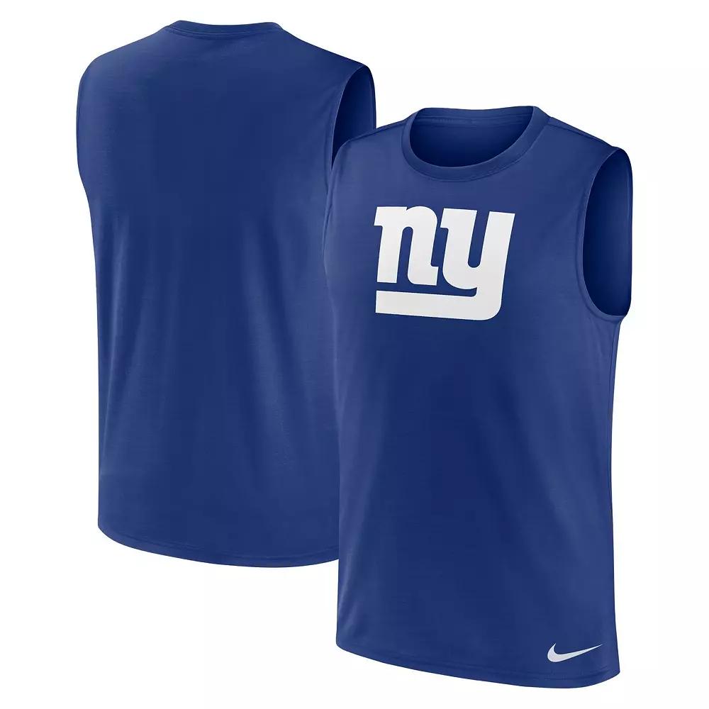 Men's Nike Royal New York Giants Blitz Legend Muscle Perform Tank Top,  Product Image