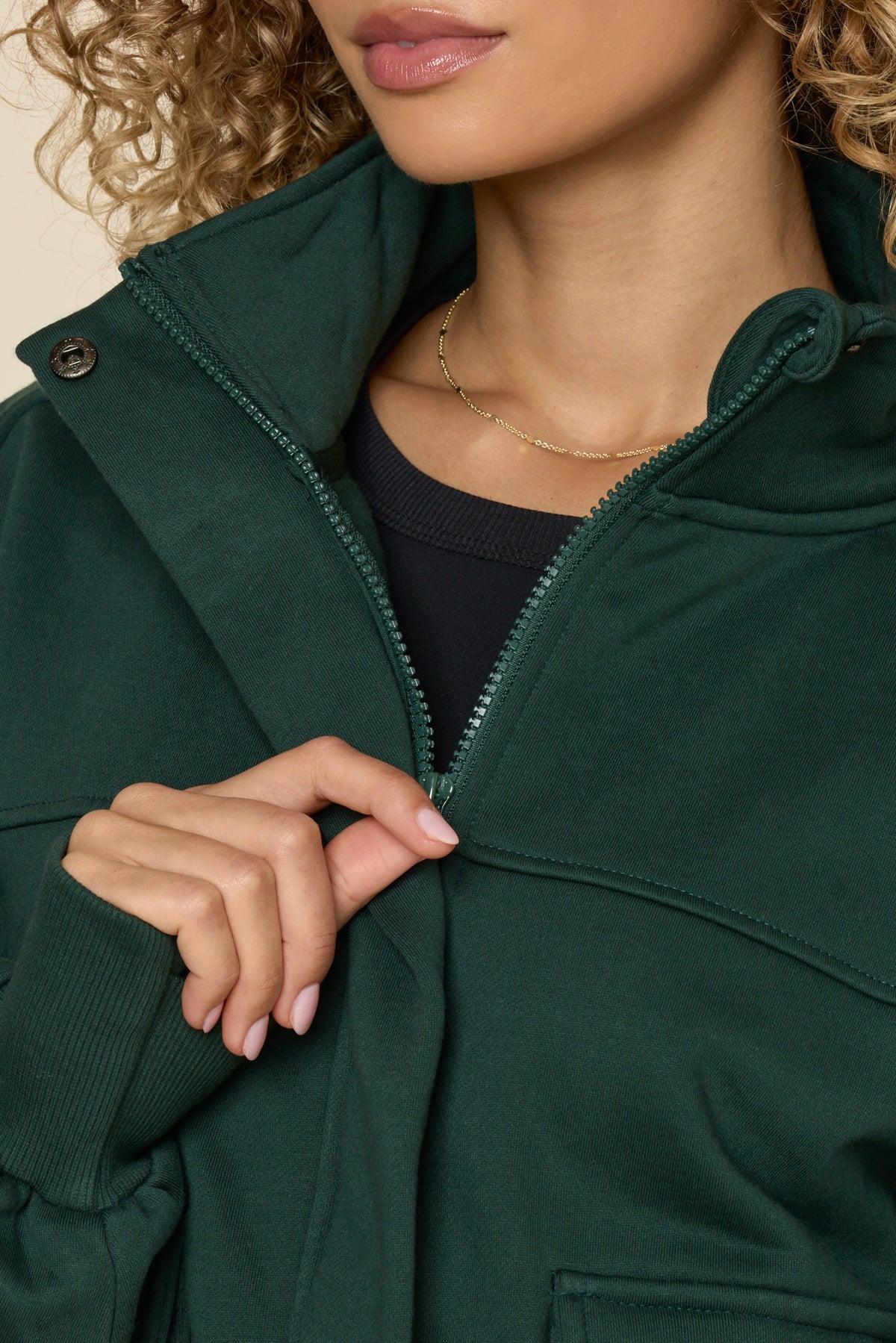 Cloud Bomber Jacket - Ivory Product Image