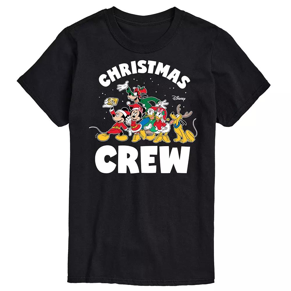 Disney's Mickey Mouse & Friends Men's Christmas Crew Graphic Tee,  Product Image
