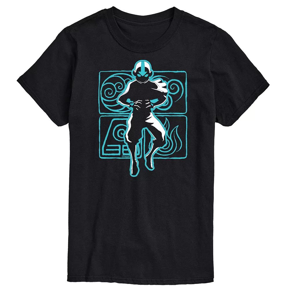 Big & Tall Avatar The Last Airbender AANG Graphic Tee, Men's,  Product Image