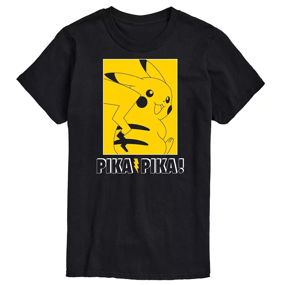 Men's Pokemon Pika Outline Graphic Tee,  Product Image