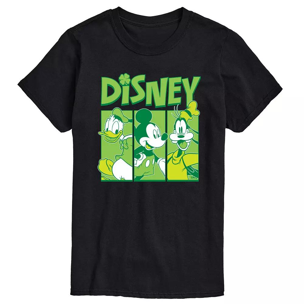 Disney's Mickey Mouse & Friends Big & Tall Shamrock Grid Graphic Tee, Men's,  Product Image