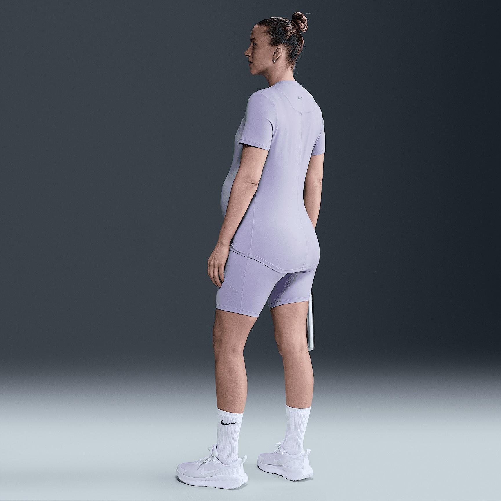 Nike Womens (M) One Dri-FIT Slim-Fit Short-Sleeve Top (Maternity) | FN5001-533 Product Image