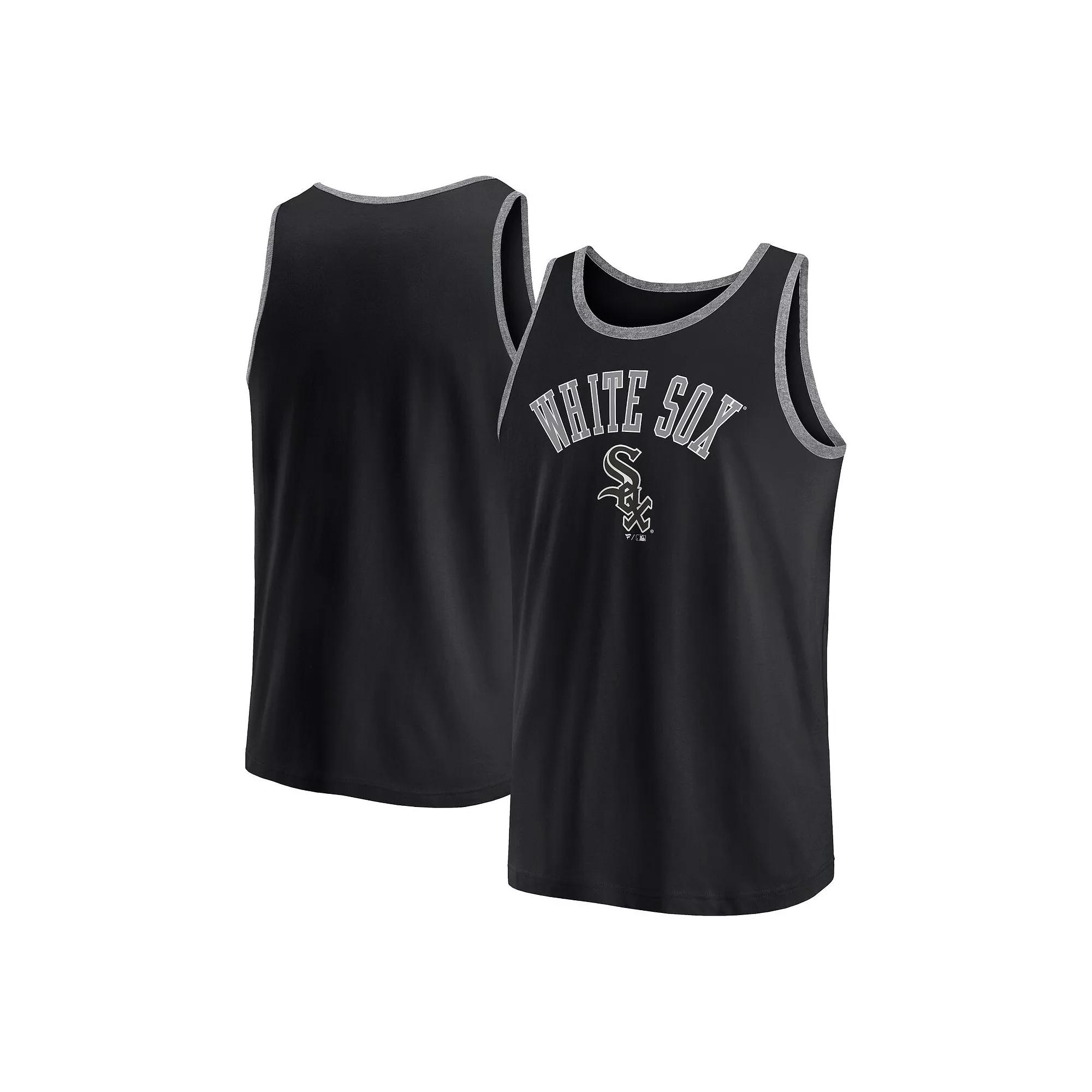Men's Fanatics Black Chicago White Sox Bet Tank Top,  Product Image