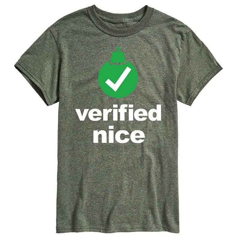 Big & Tall Verified Nice Graphic Tee, Men's,  Product Image