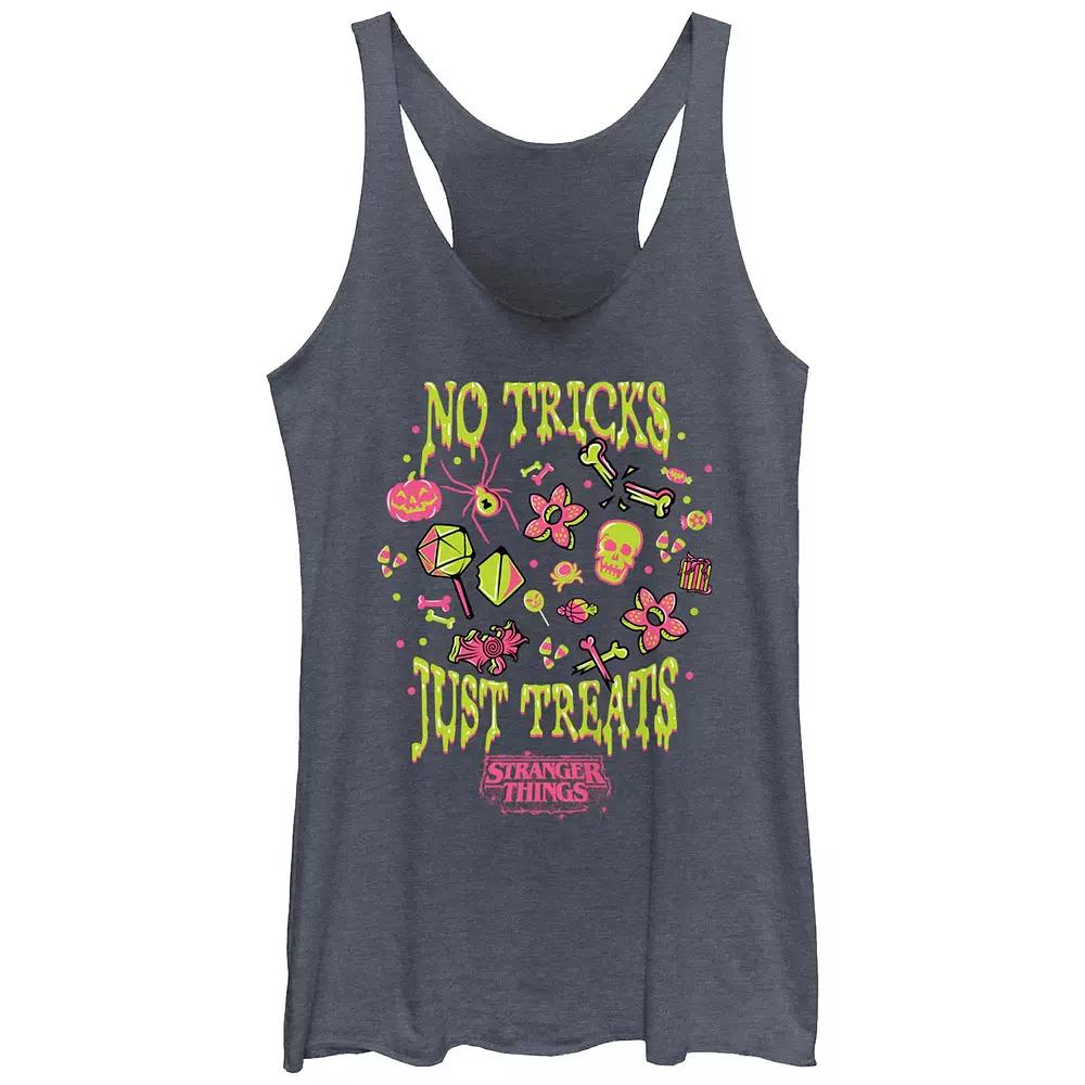 Juniors' Hugs And Kisses Tri-Blend Racerback Graphic Tank Top, Girl's,  Product Image