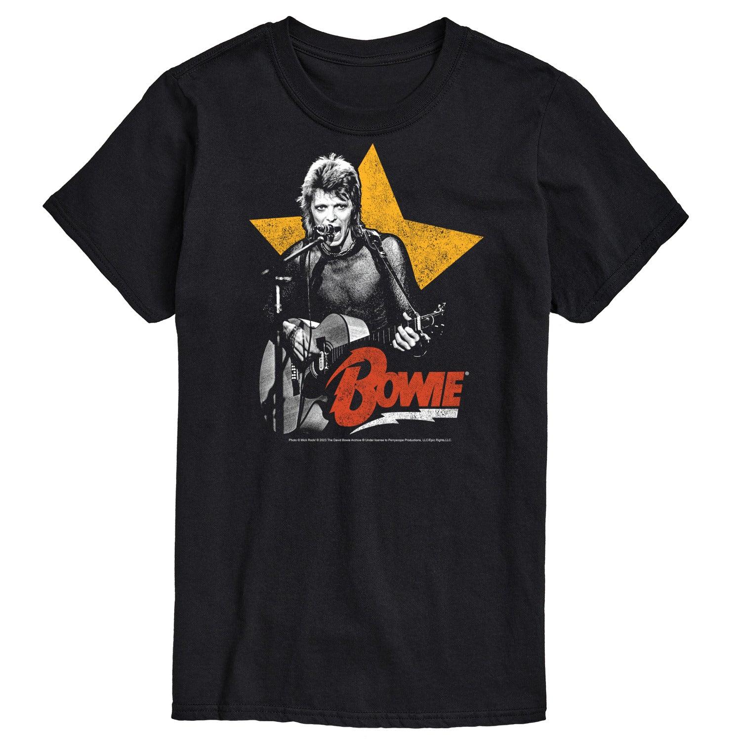 Big & Tall David Bowie Guitar Graphic Tee, Men's,  Product Image