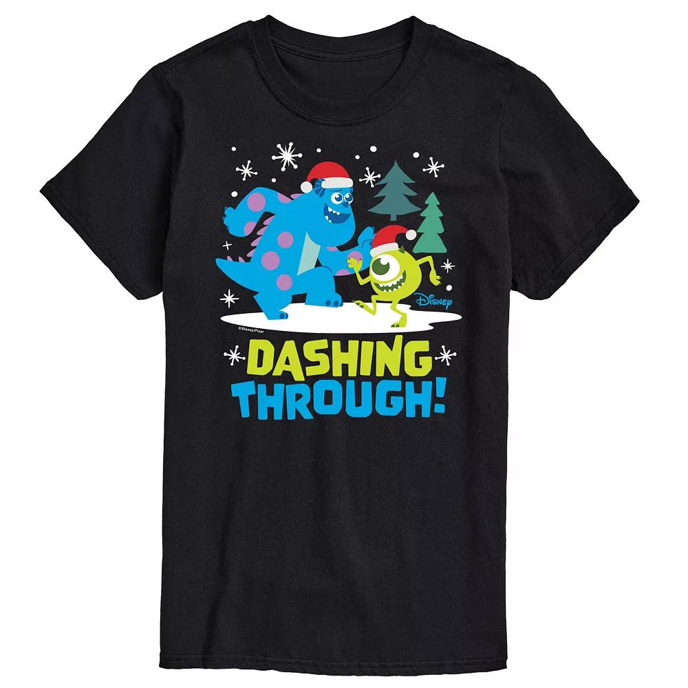 Disney / Pixar's Monsters Inc Big & Tall Dashing Through Graphic Tee, Men's,  Product Image