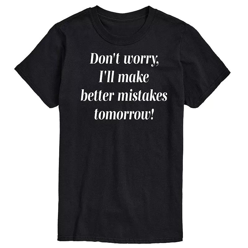 Men's Better Mistakes Tomorrow Graphic Tee,  Product Image