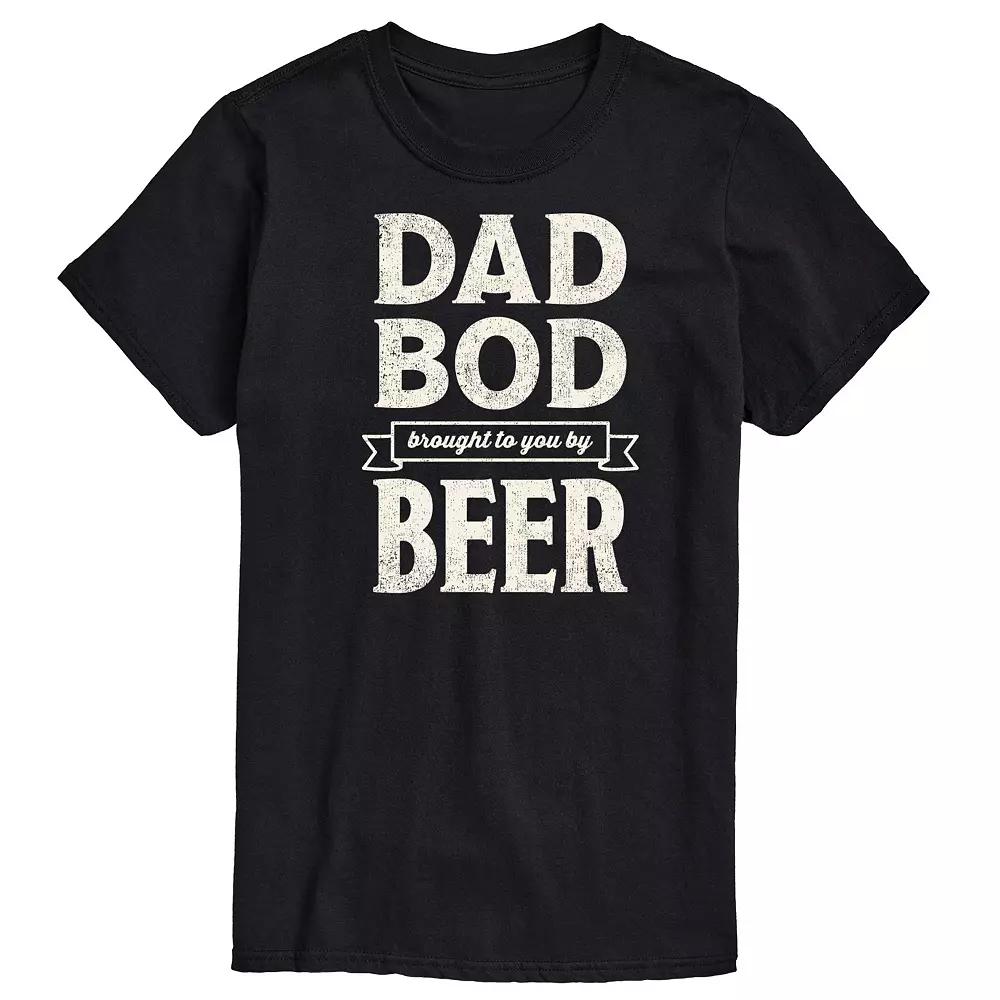 Men's Dad Bod By Beer Graphic Tee,  Product Image
