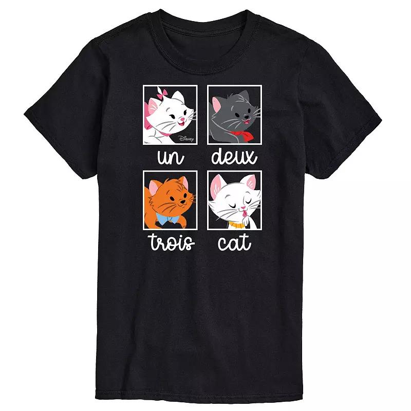 Disney Men's Un Deuz Trois Cat Graphic Tee,  Product Image