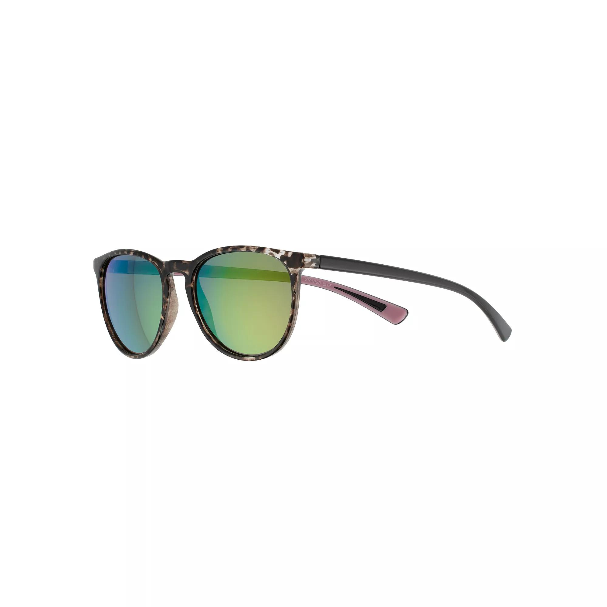 Women's Tek Gear® Classic Keyhole Round Sunglasses, Black Product Image