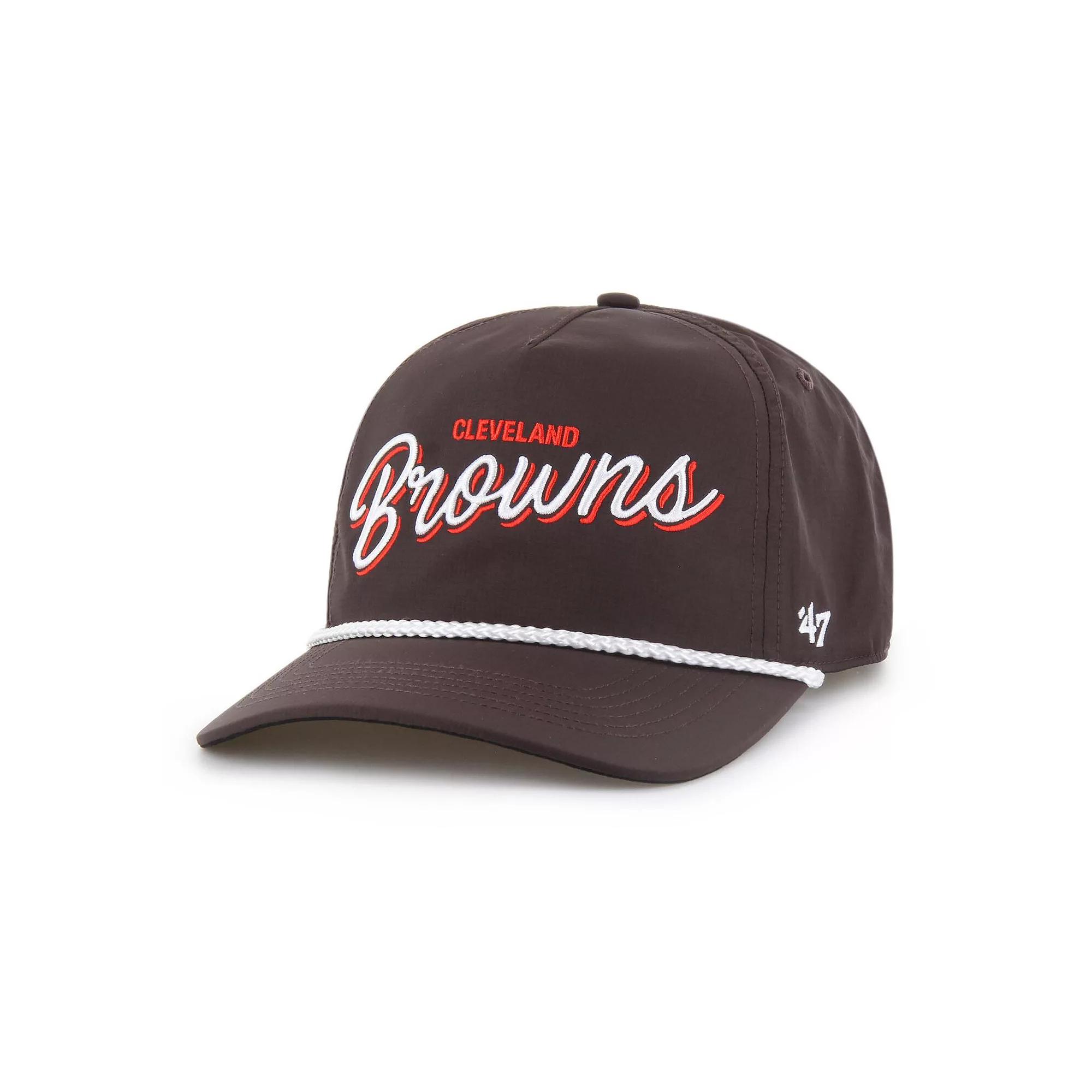 Men's '47 Brown Cleveland Browns Brrr Fairway Hitch Adjustable Hat Product Image