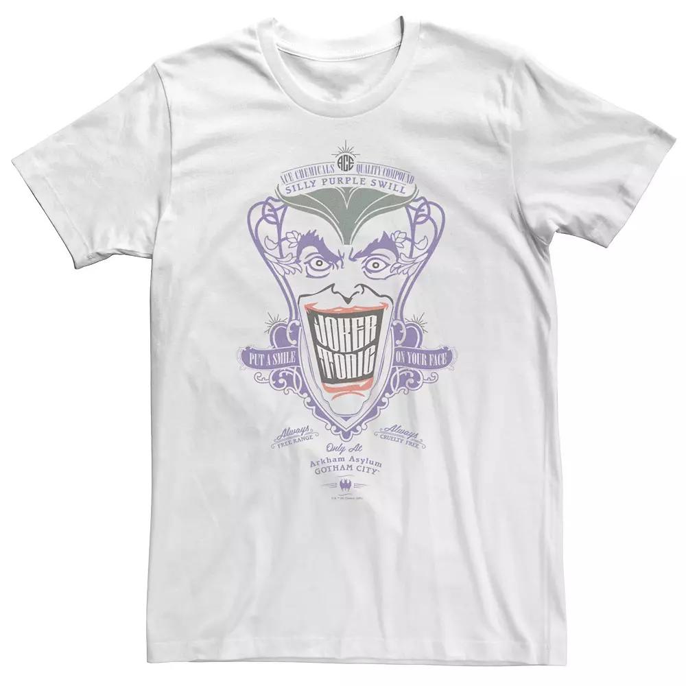 Big & Tall Batman Joker Tonic Logo Tee, Men's,  Product Image