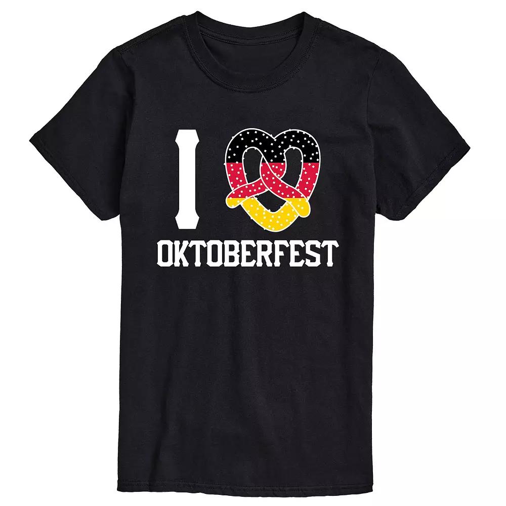 Big & Tall I Pretzel Oktoberfest Graphic Tee, Men's,  Product Image