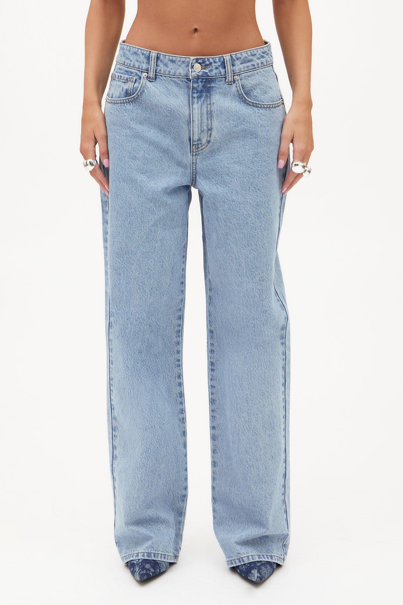 Match Made In Heaven Straight Leg Jeans - Light Wash Product Image